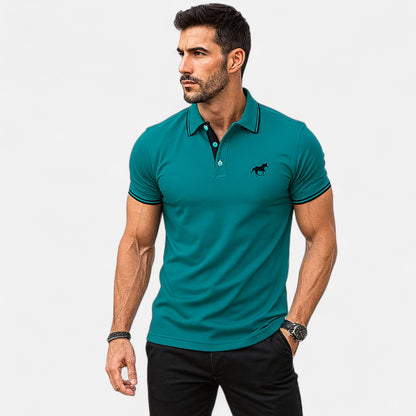 Velour Mode | Polo Homme Manches Courtes Classique – Élégance Sportive, Intemporalité Assurée