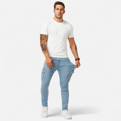 Velour Mode | Pantalon Cargo Stretch Homme – Esprit Utilitaire, Confort Extensible