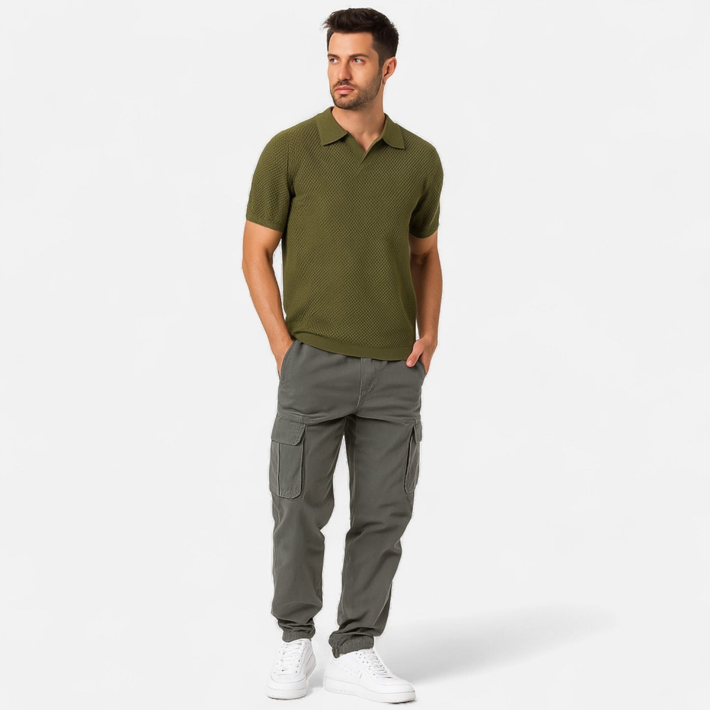 Velour Mode | Polo Homme en Coton – Élégance Décontractée, Confort Naturel