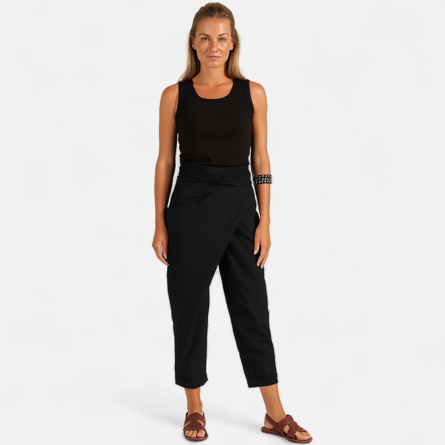 Velour Mode | Pantalon Cropped Femme Style Céline – Ligne Épurée, Chic Parisien