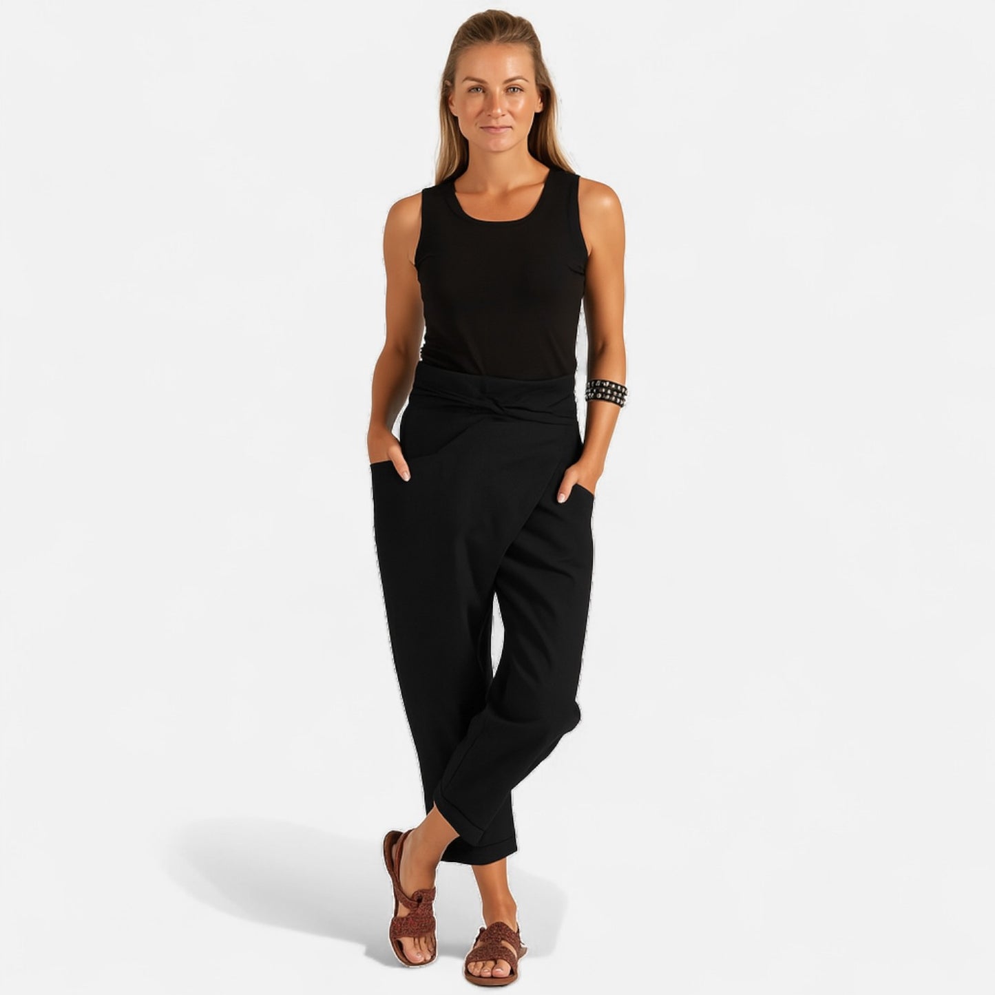 Velour Mode | Pantalon Cropped Femme Style Céline – Ligne Épurée, Chic Parisien