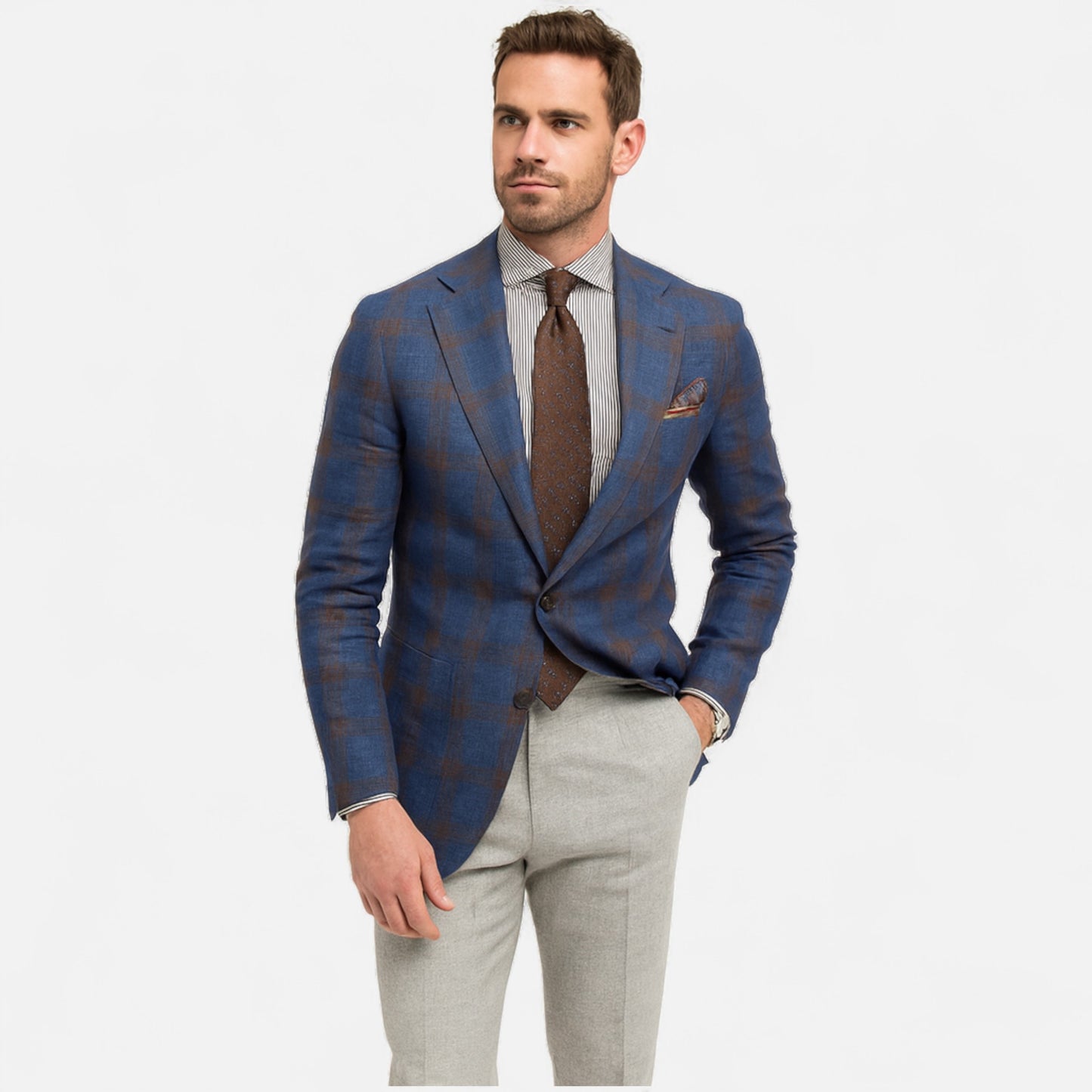 Velour Mode | Blazer Homme Élégant – Structure Moderne, Charme Intemporel
