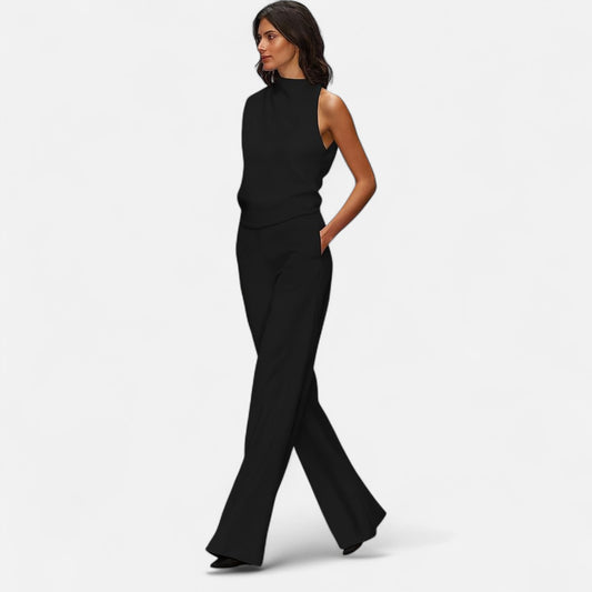 Velour Mode | Robe de Cérémonie Sans Manches – Élégance Sculptée et Charme Intemporel