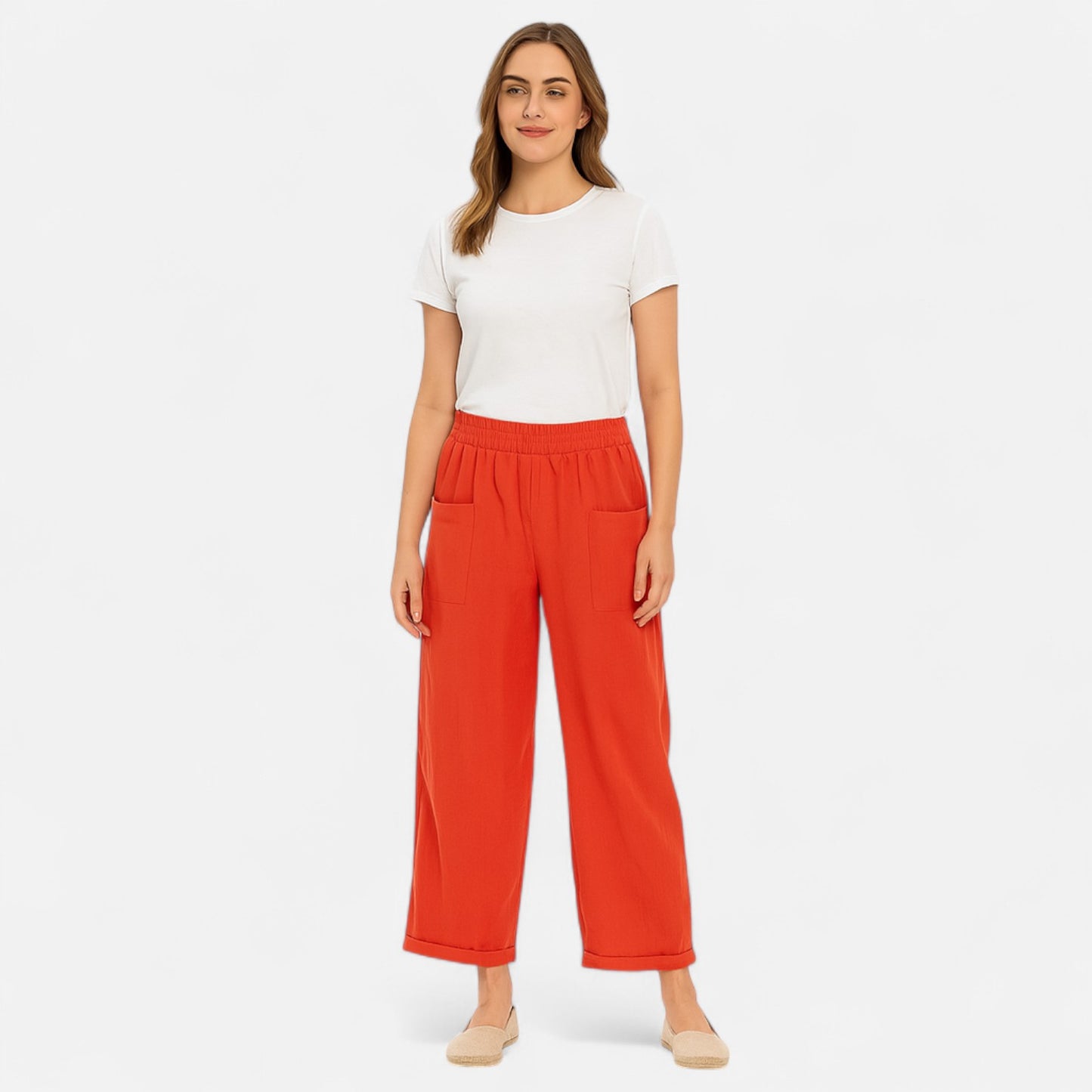 Velour Mode | Pantalon Femme Taille Haute – Allure Élancée, Élégance Structurée