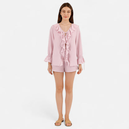 Velour Mode | Ensemble Femme Deux Pièces Décontracté – Élégance Coordonnée, Confort Quotidien