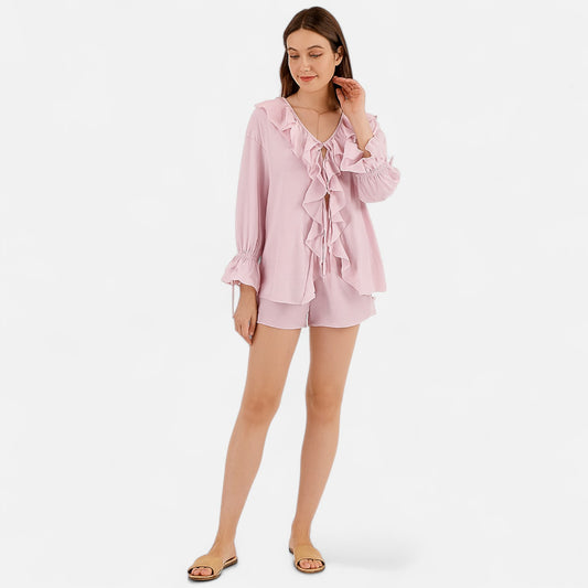Velour Mode | Ensemble Femme Deux Pièces Décontracté – Élégance Coordonnée, Confort Quotidien