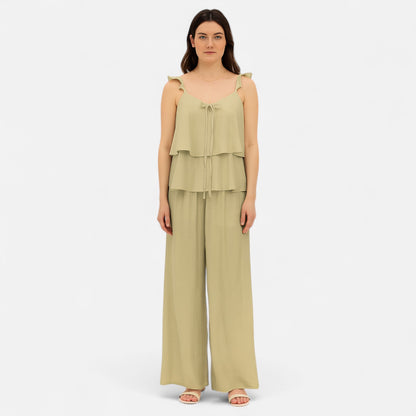 Velour Mode | Ensemble Femme Deux Pièces en Coton – Simplicité Raffinée, Confort Naturel