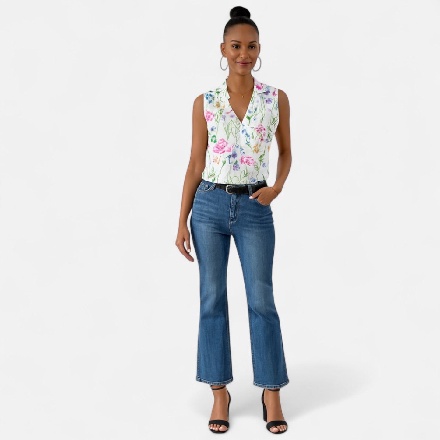 Velour Mode | Haut d'Été Femme Col V – Douceur Légère, Élégance Naturelle