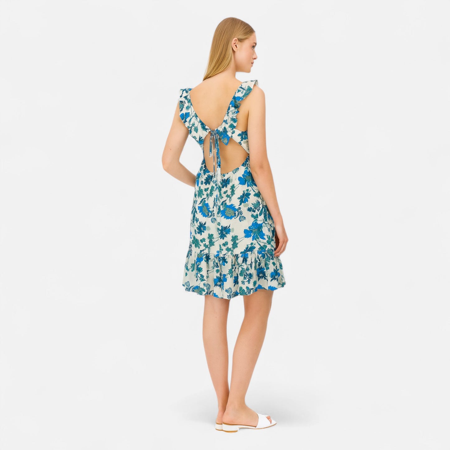 Velour Mode | Robe Longue Femme à Volants – Fluidité Élégante, Charme Intemporel
