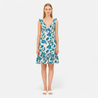 Velour Mode | Robe Longue Femme à Volants – Fluidité Élégante, Charme Intemporel