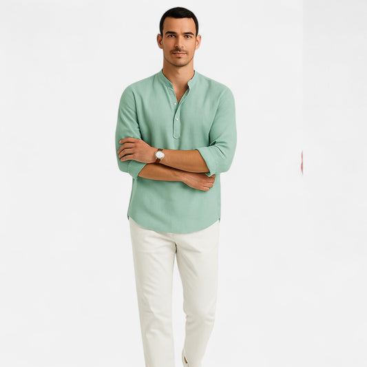 Velour Mode | Chemise d'Été Homme – Légèreté Naturelle, Style Décontracté