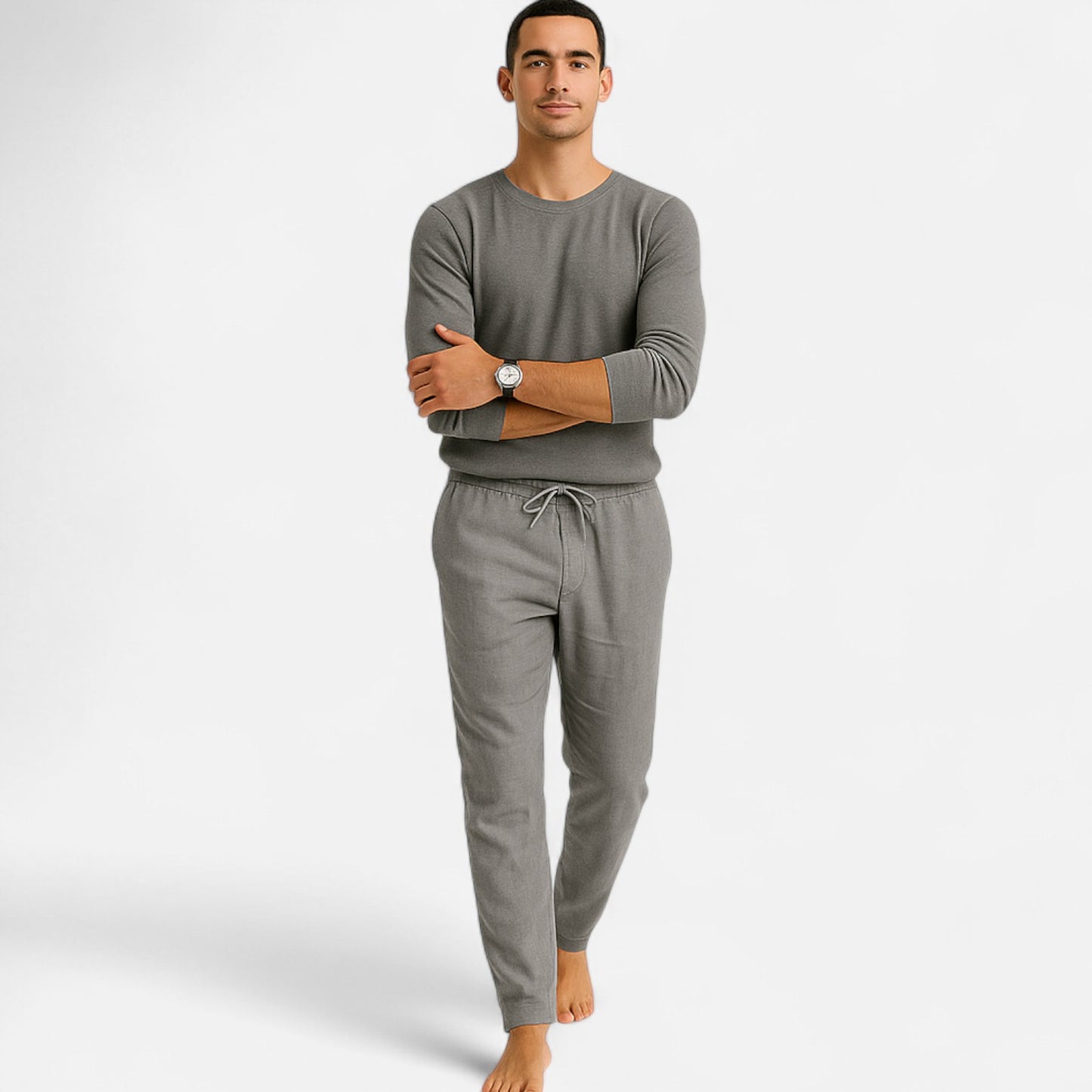 Velour Mode | Pantalon en Lin pour Homme – Légèreté Naturelle et Élégance Décontractée