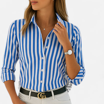 Velour Mode | Blouse Rayée Femme Style Marin – Charme Nautique, Élégance Quotidienne