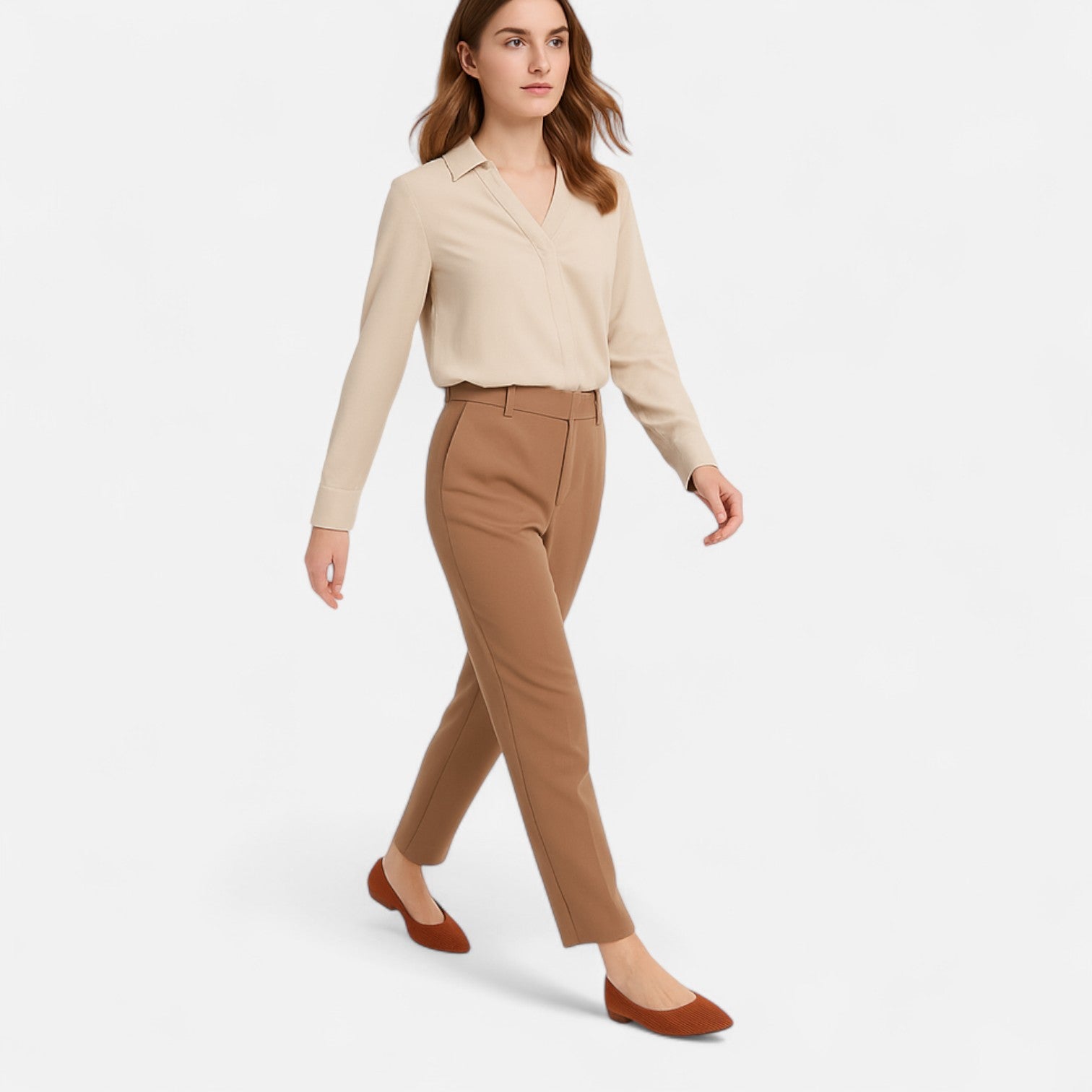 Velour Mode | Ballerines Femme en Maille à Bout Pointu – Confort Élégant au Quotidien