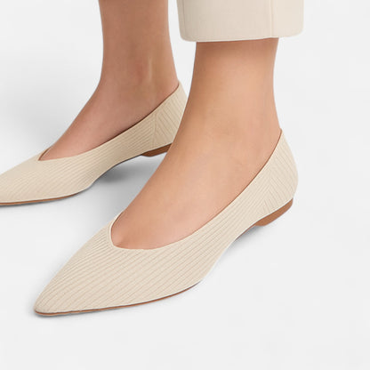 Velour Mode | Ballerines Femme en Maille à Bout Pointu – Confort Élégant au Quotidien