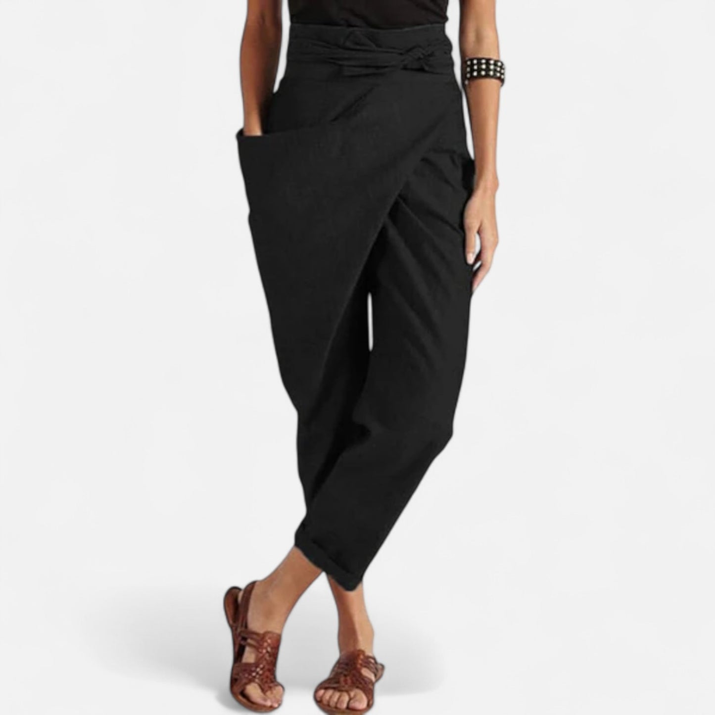 Velour Mode | Pantalon Cropped Femme Style Céline – Ligne Épurée, Chic Parisien