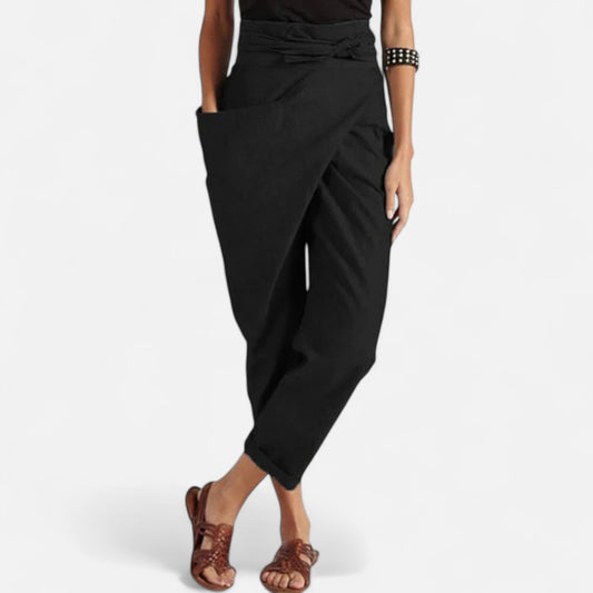 Velour Mode | Pantalon Cropped Femme Style Céline – Ligne Épurée, Chic Parisien