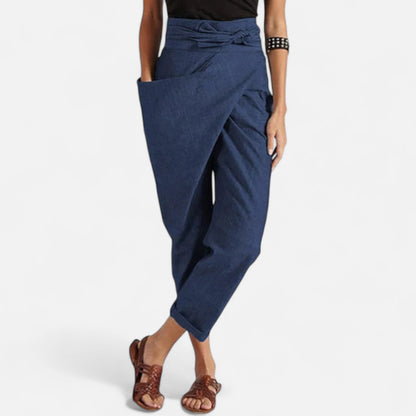 Velour Mode | Pantalon Cropped Femme Style Céline – Ligne Épurée, Chic Parisien