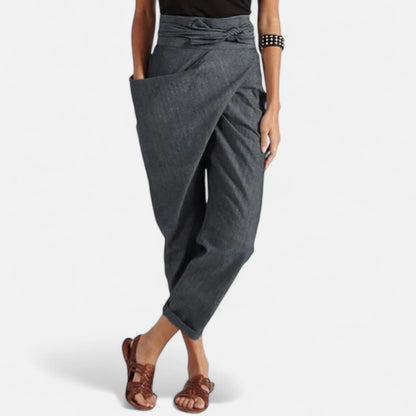 Velour Mode | Pantalon Cropped Femme Style Céline – Ligne Épurée, Chic Parisien