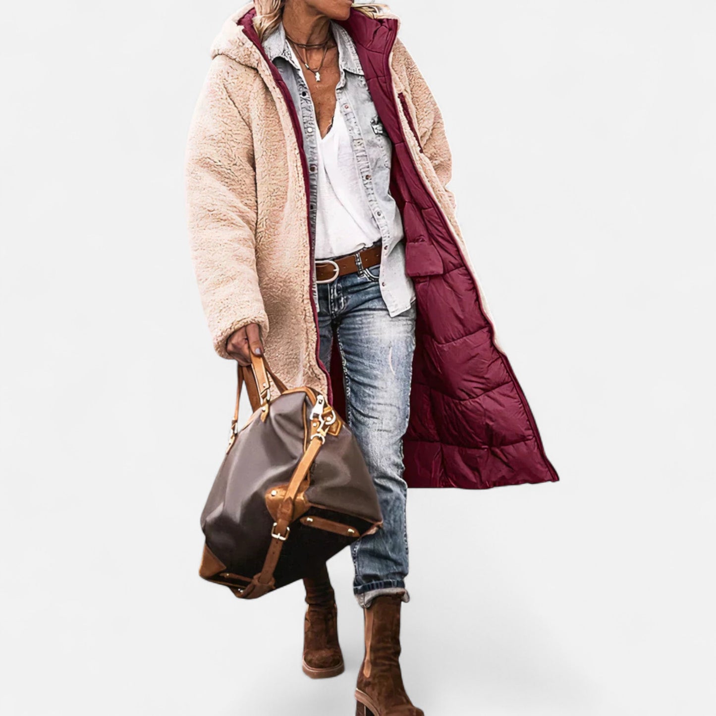 Velour Mode | Parka réversible femme – chaleur et élégance