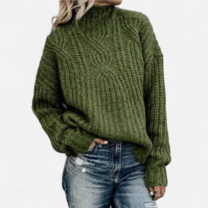 Velour Mode | Pulls en maille col roulé pour femme