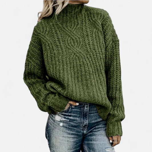Velour Mode | Pulls en maille col roulé pour femme