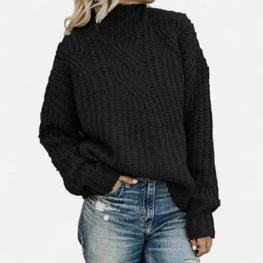 Velour Mode | Pulls en maille col roulé pour femme