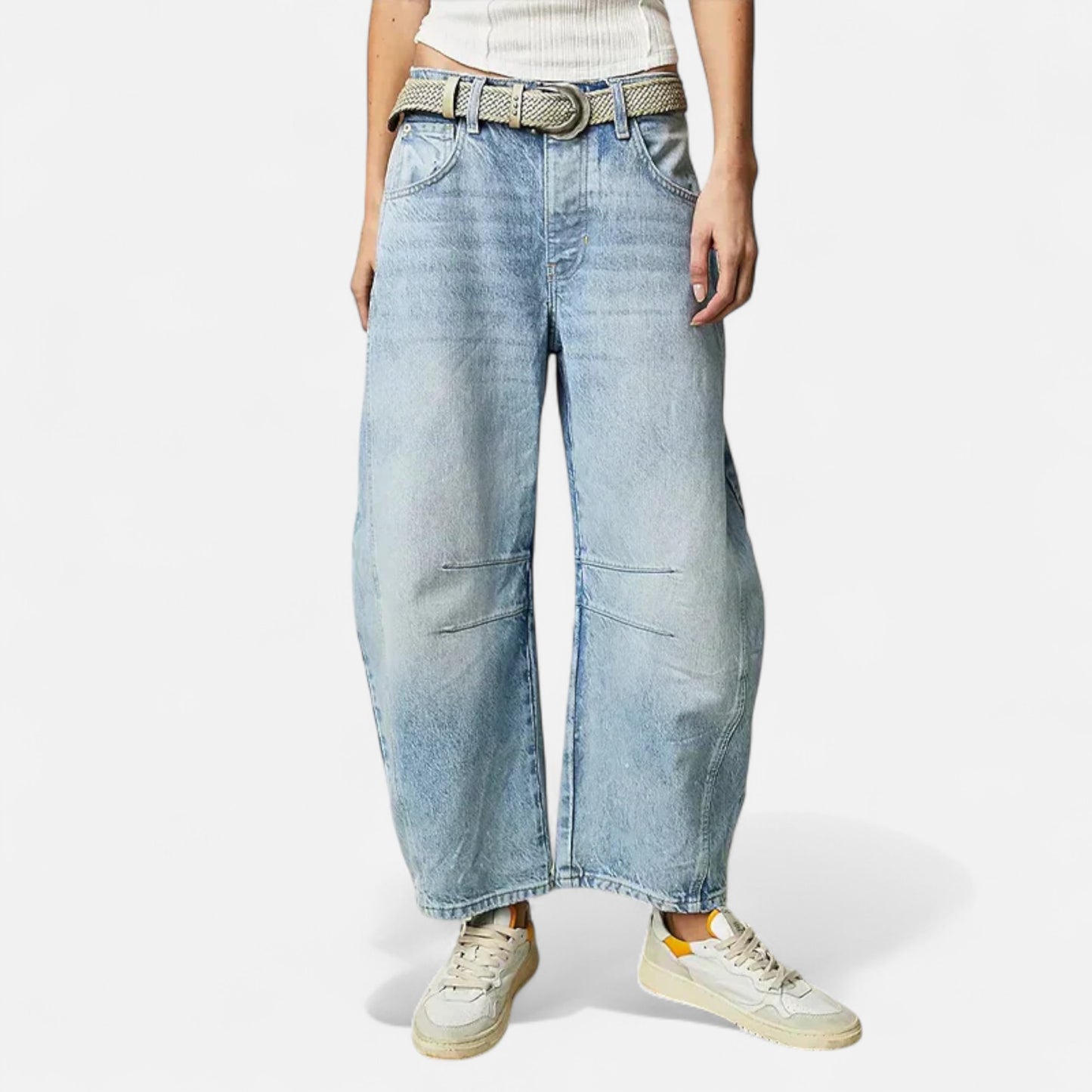 Velour Mode | Jean en denim coupe ample pour femme