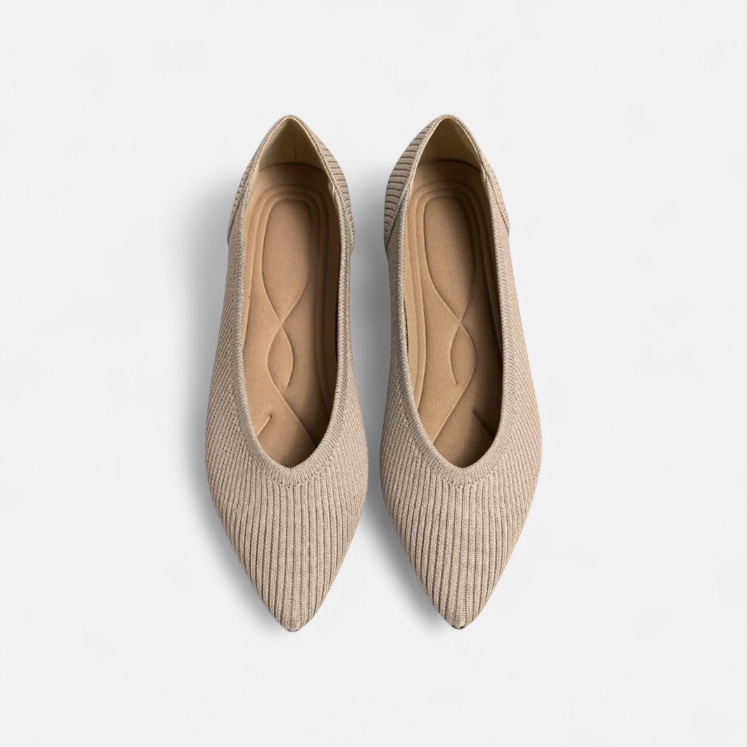 Velour Mode | Ballerines Femme en Tricot à Bout Pointu – Légèreté et Élégance au Quotidien