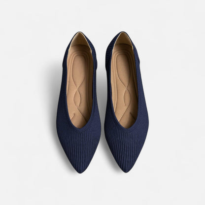 Velour Mode | Ballerines Femme en Maille à Bout Pointu – Confort Élégant au Quotidien