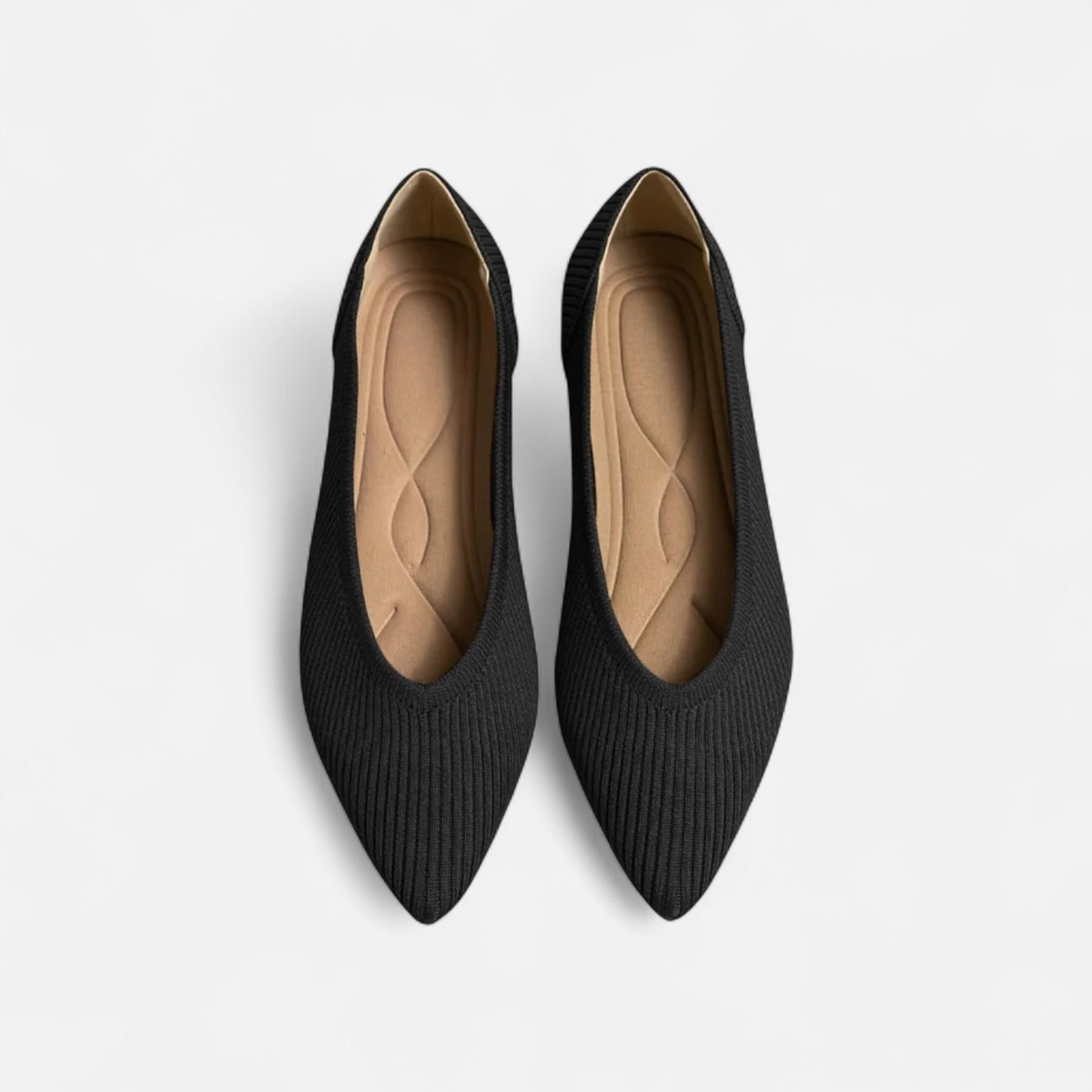 Velour Mode | Ballerines Femme en Tricot à Bout Pointu – Légèreté et Élégance au Quotidien