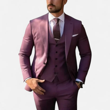 Velour Mode | Costume trois pièces élégant mariage homme