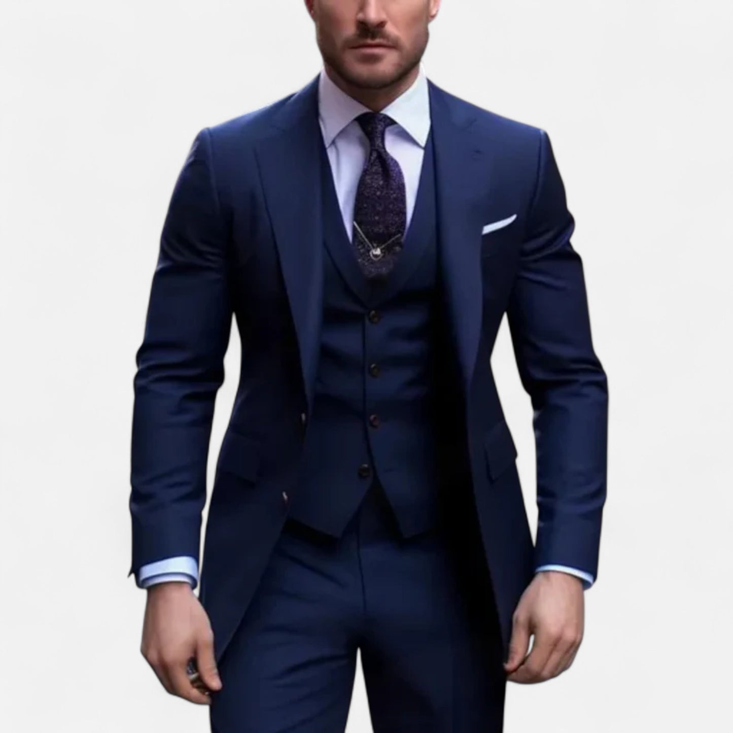 Velour Mode | Costume trois pièces élégant mariage homme