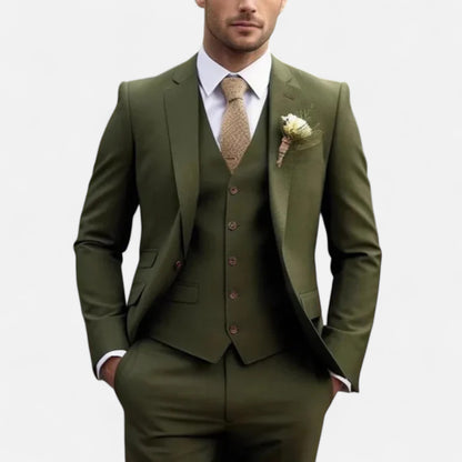 Velour Mode | Costume trois pièces élégant mariage homme