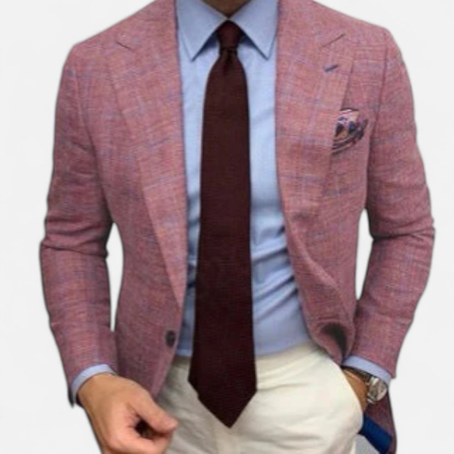 Velour Mode | Blazer Homme Élégant – Structure Moderne, Charme Intemporel