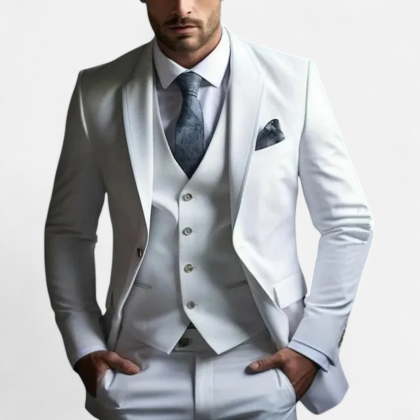 Velour Mode | Costume trois pièces élégant mariage homme
