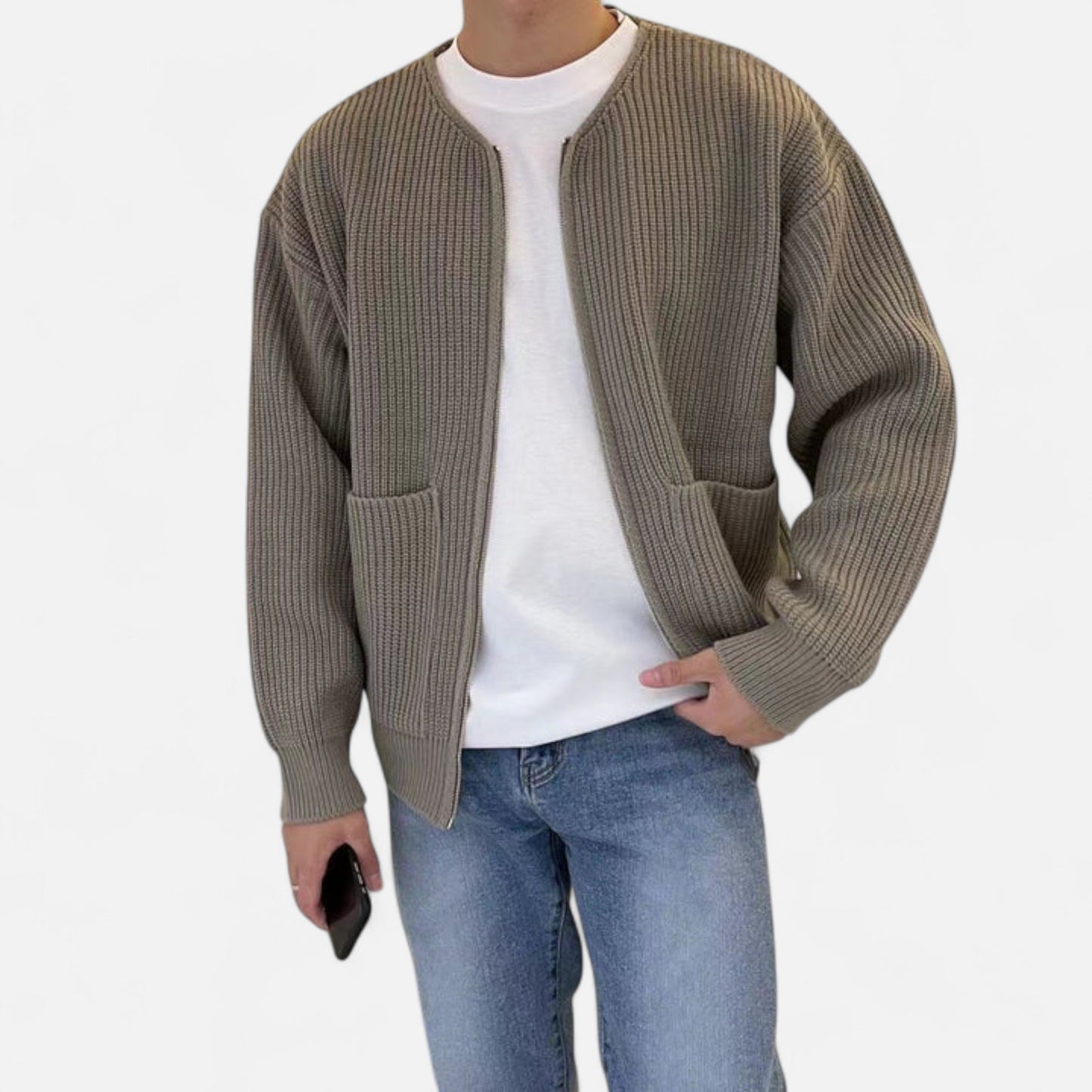 Velour Mode | Pull zippé élégant pour homme