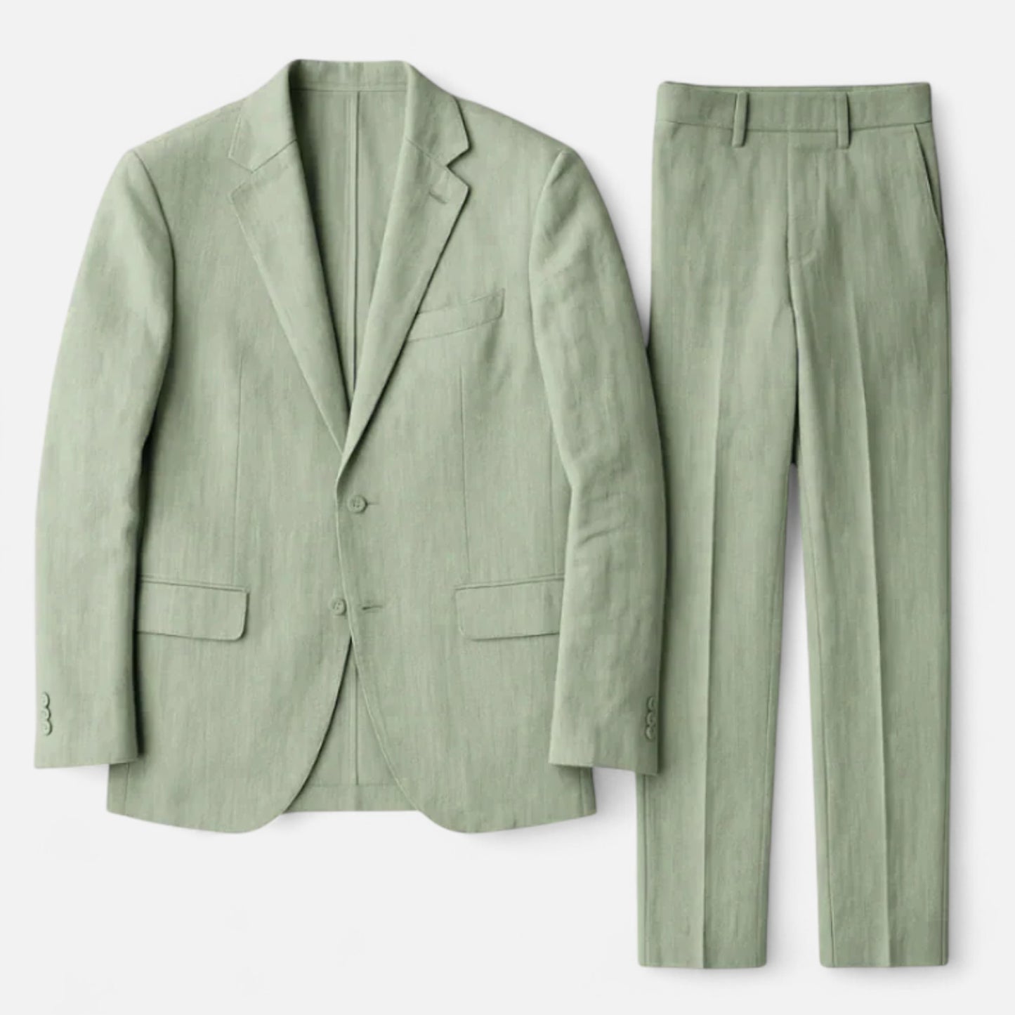 Velour Mode | Costume en lin classique pour homme