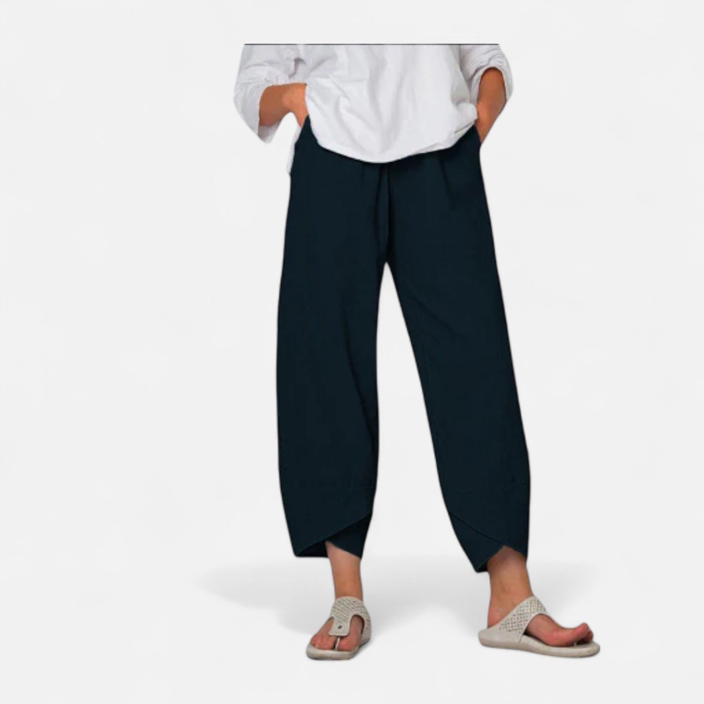 Velour Mode | Pantalon Femme en Tissu Léger – Fluidité Naturelle, Élégance Aérienne