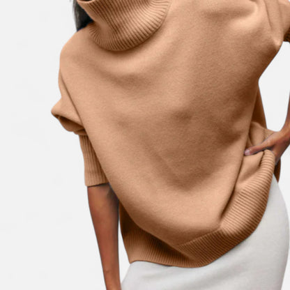 Velour Mode | Pull à col roulé élégant pour femme