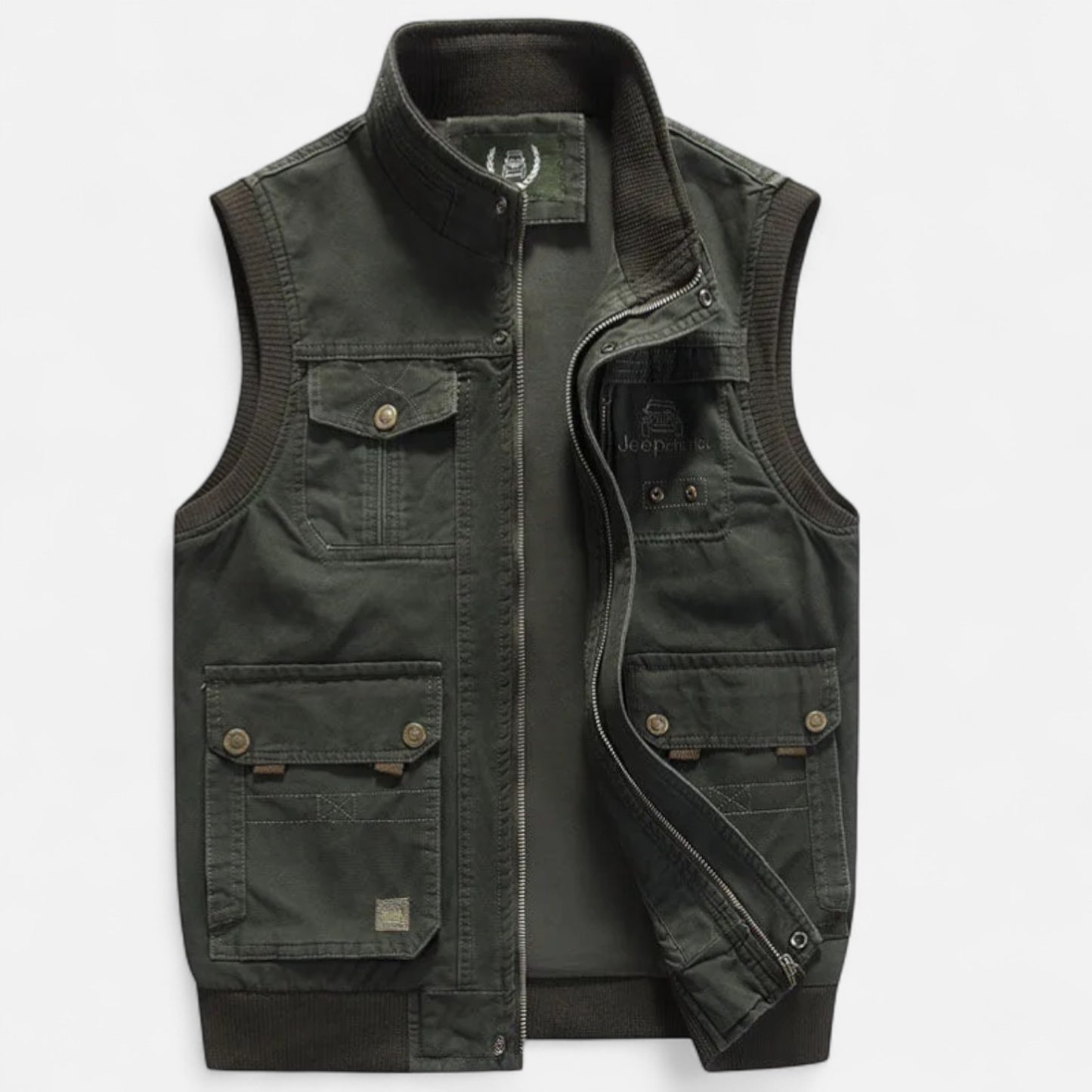 Velour Mode | Gilet Homme Multi-Poches Style Vintage – Fonctionnalité Authentique, Esprit Héritage