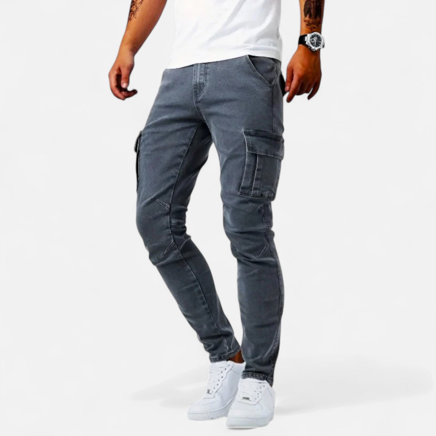 Velour Mode | Pantalon Cargo Stretch Homme – Esprit Utilitaire, Confort Extensible