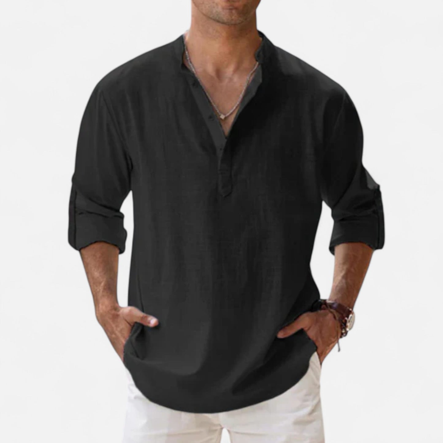 Velour Mode | Chemise d'Été Homme – Légèreté Naturelle, Style Décontracté