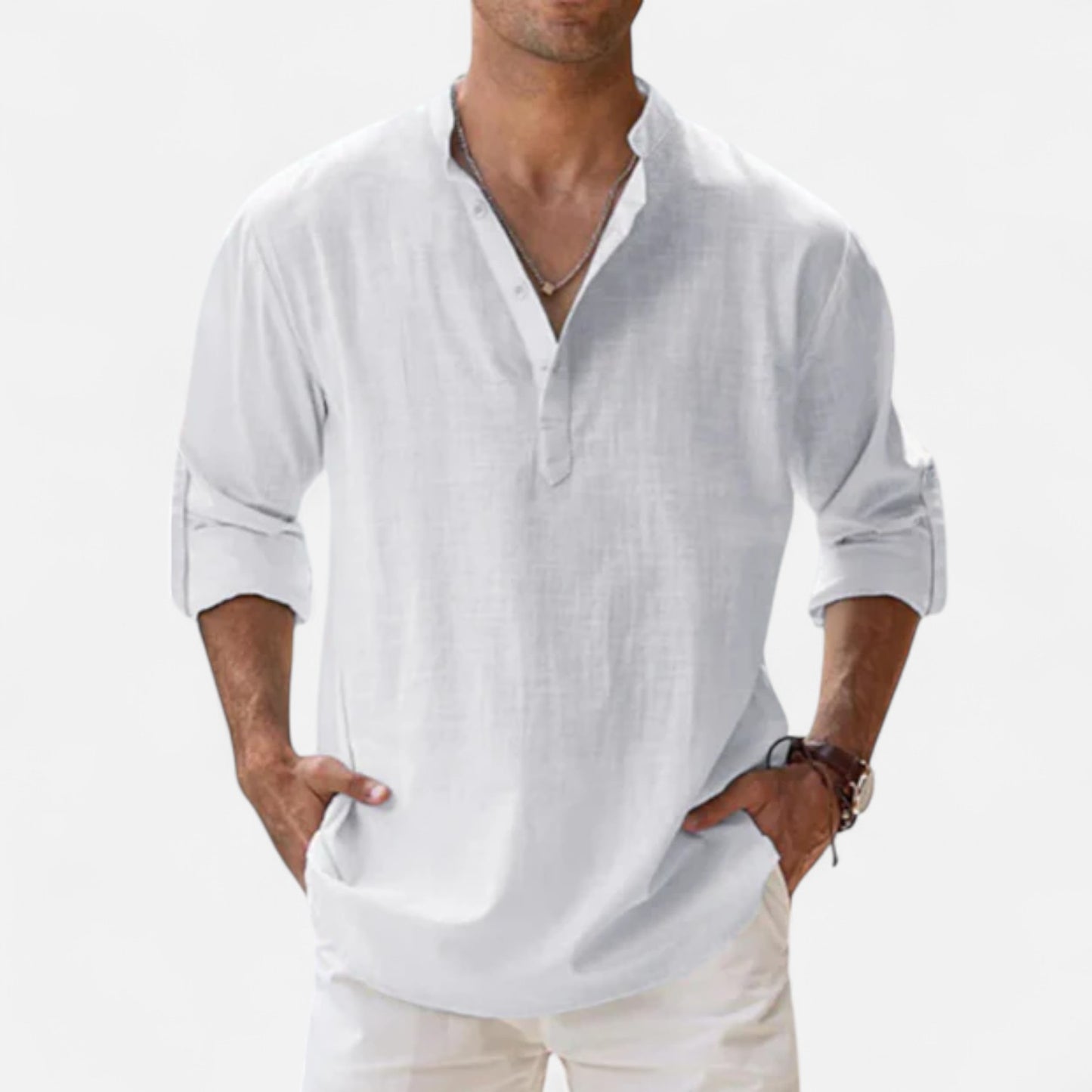 Velour Mode | Chemise d'Été Homme – Légèreté Naturelle, Style Décontracté