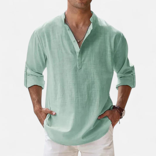 Velour Mode | Chemise d'Été Homme – Légèreté Naturelle, Style Décontracté
