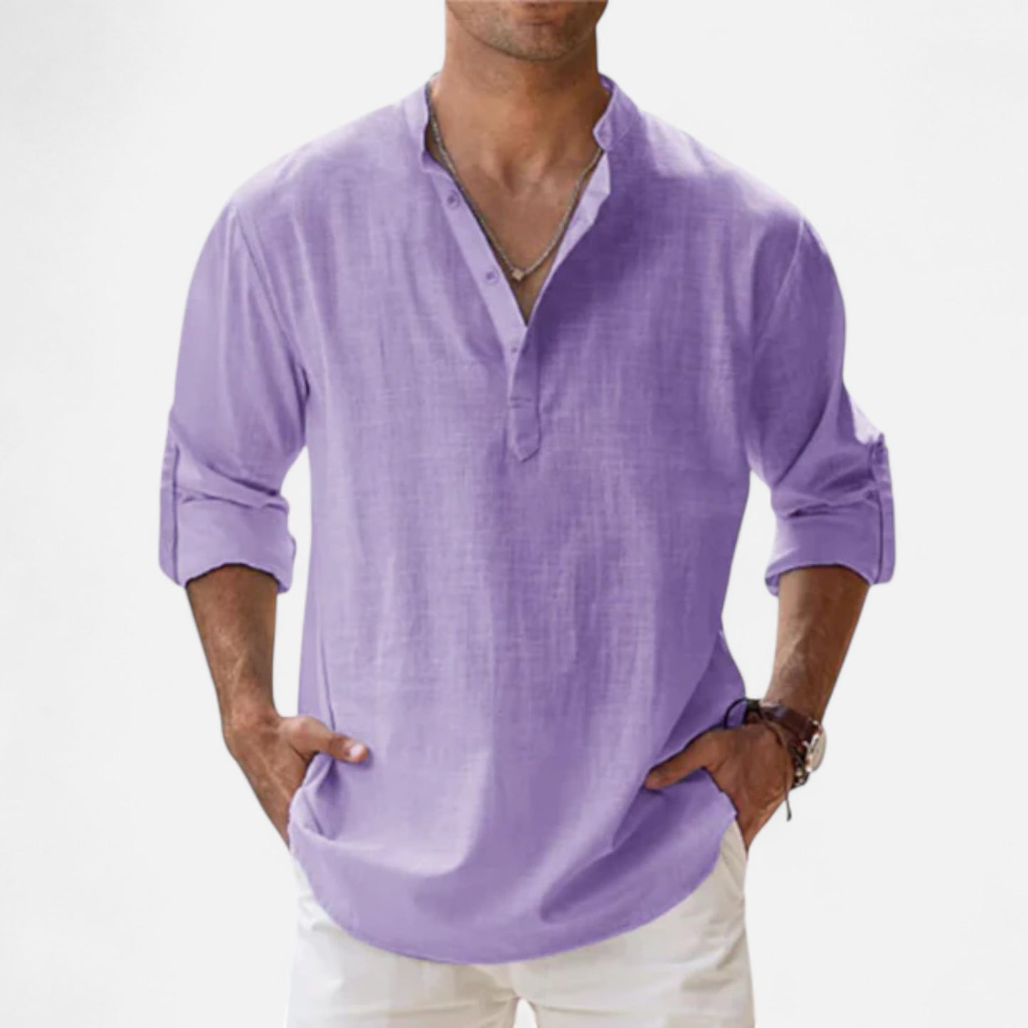 Velour Mode | Chemise d'Été Homme – Légèreté Naturelle, Style Décontracté