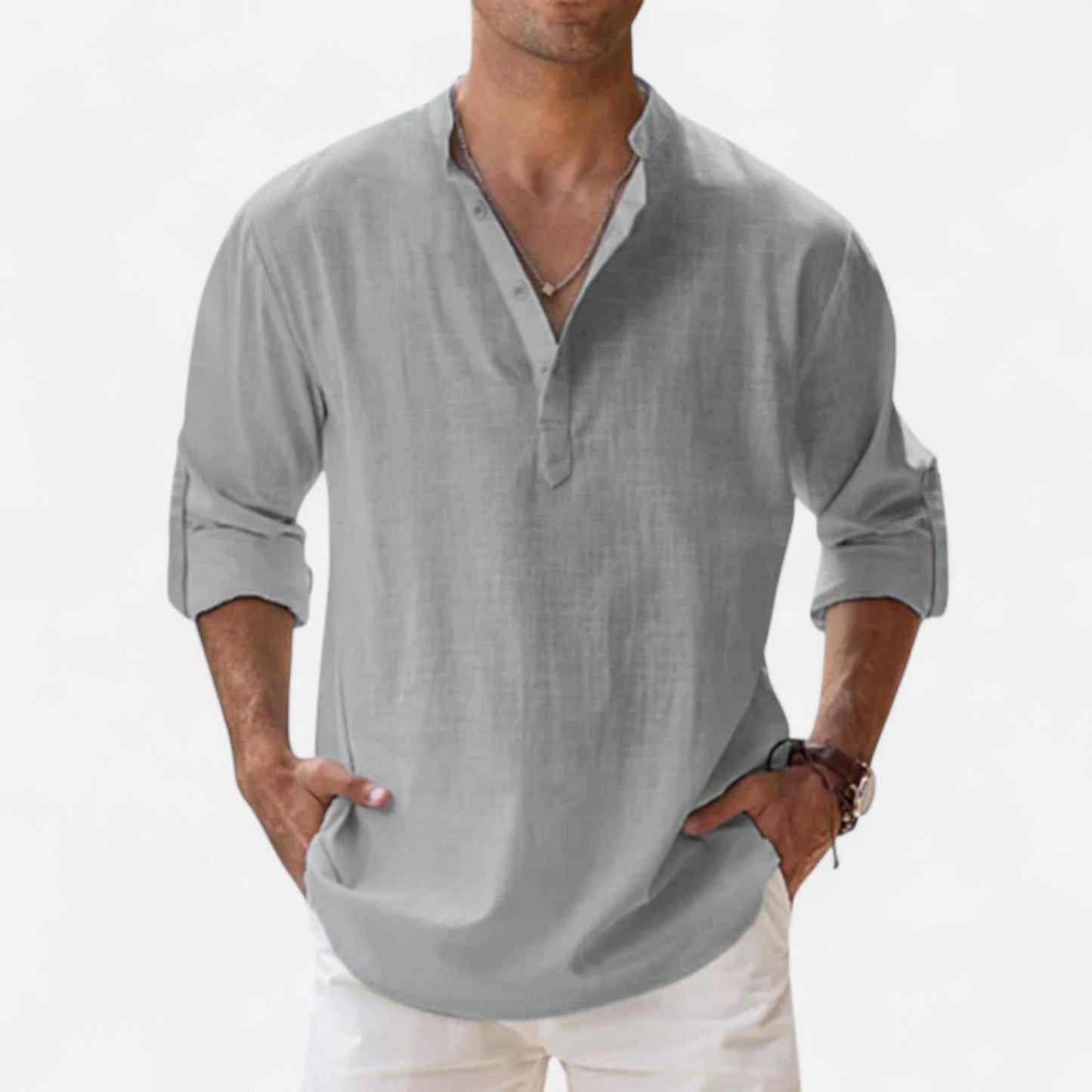 Velour Mode | Chemise d'Été Homme – Légèreté Naturelle, Style Décontracté