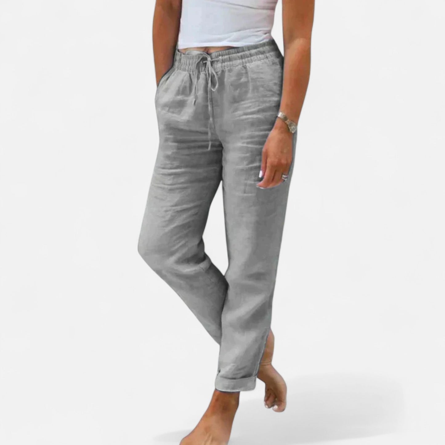 Velour Mode | Pantalon en Lin pour Femme – Légèreté et Élégance Décontractée