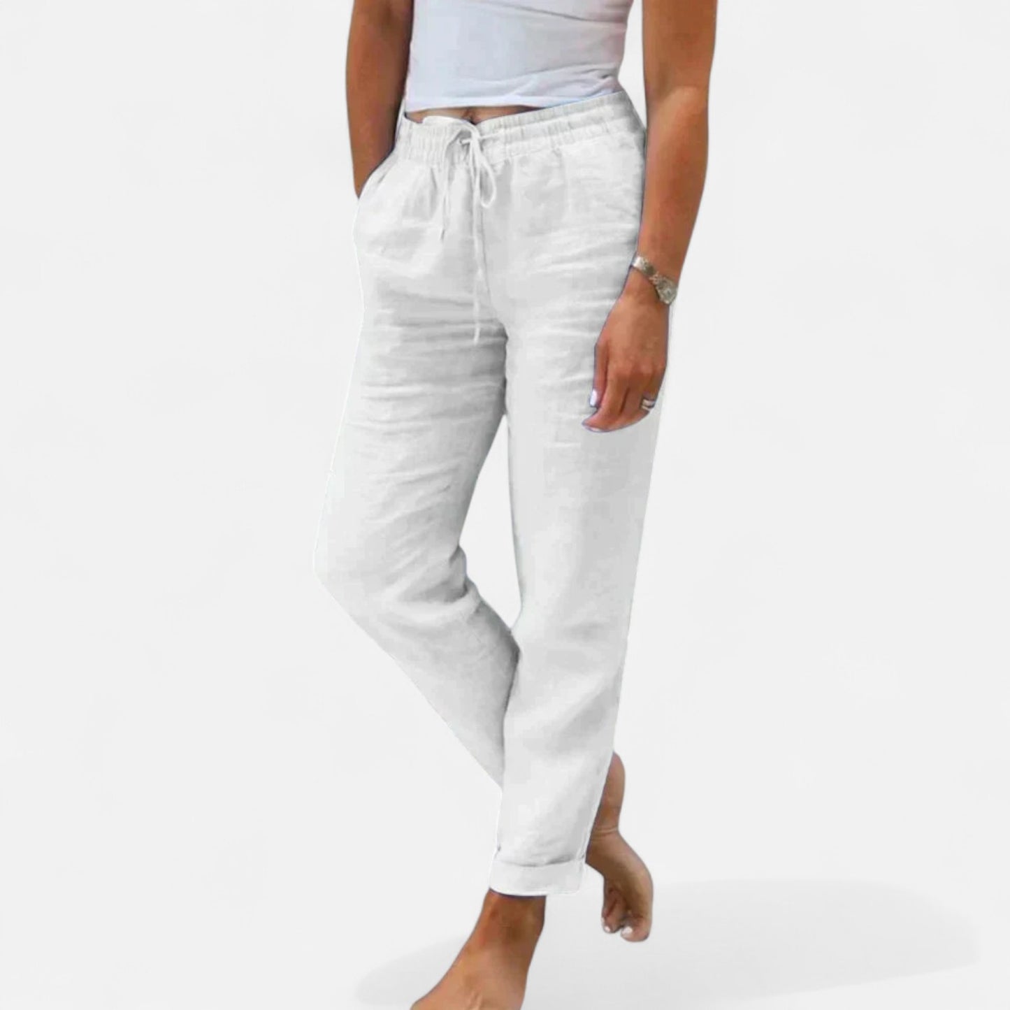 Velour Mode | Pantalon en Lin pour Femme – Légèreté et Élégance Décontractée