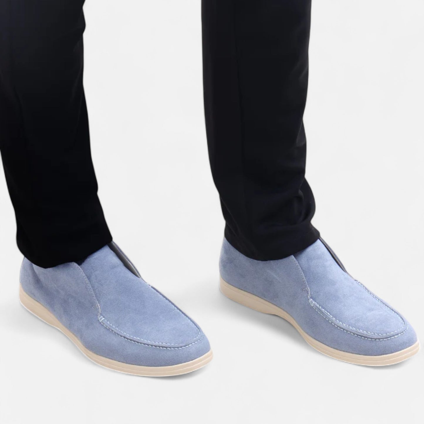 Velour Mode | Mocassins Homme en Daim Haut de Gamme – Héritage Discret, Élégance Sans Effort